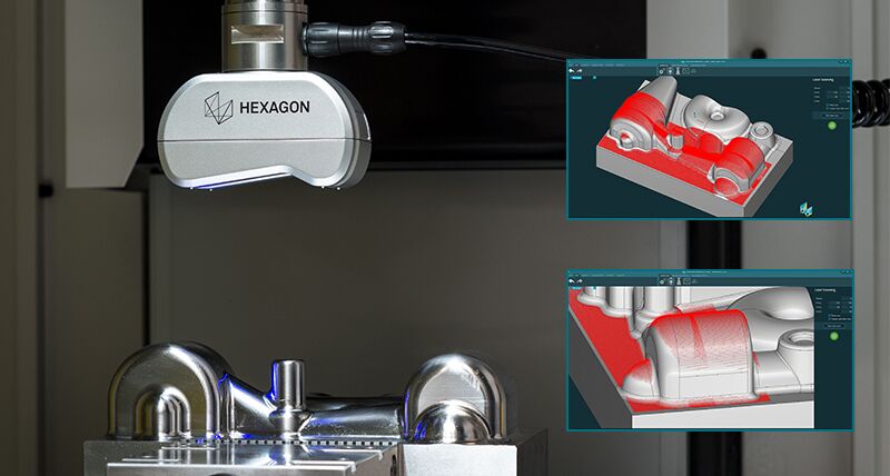 Hexagon präsentiert Komplettlösung für das Laserscannen in der Werkzeugmaschine